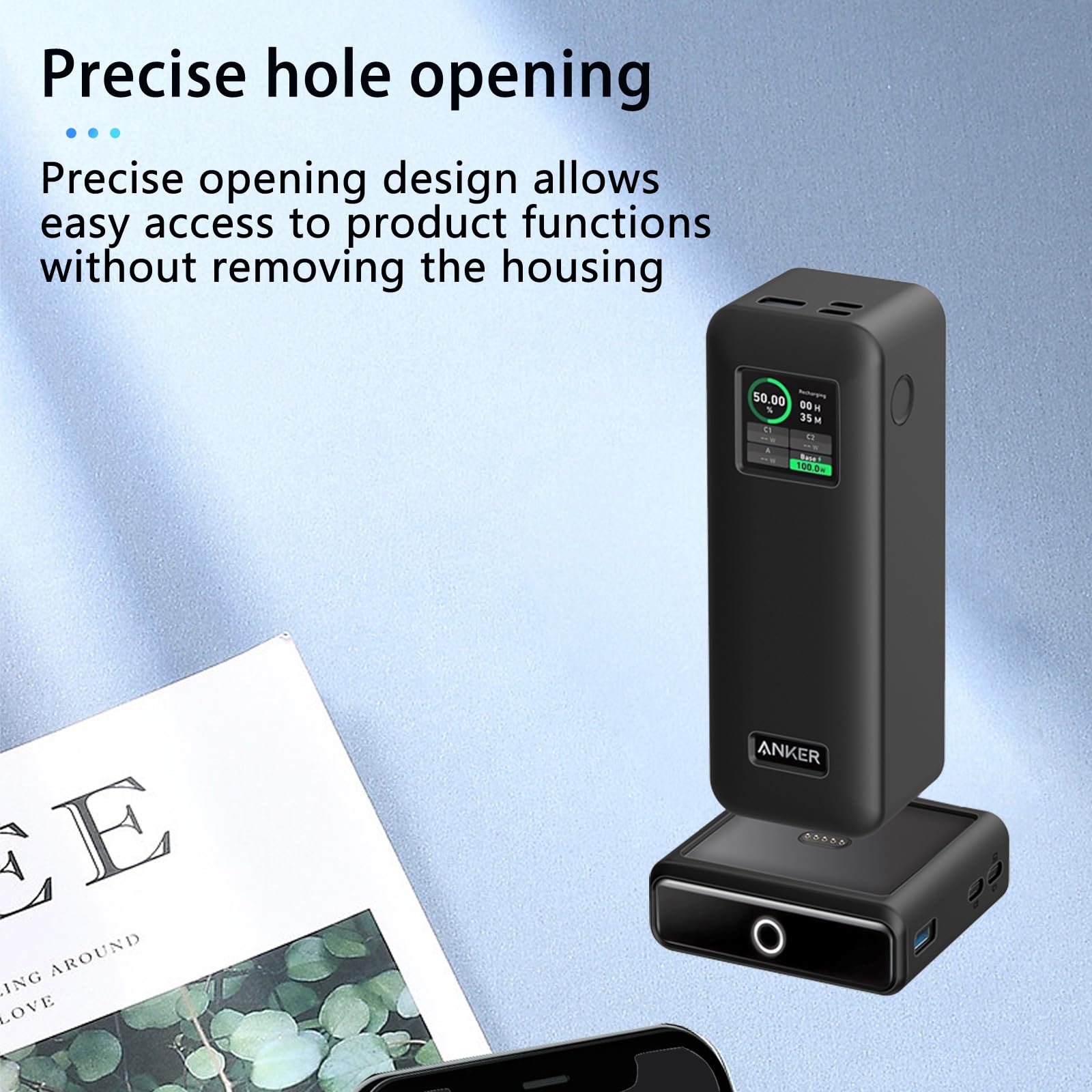 Anker Prime Power Bank 27650mAh 社外品ケース付き Amazon.com: khanka for Anker Prime Power Bank 27650mAh 250W