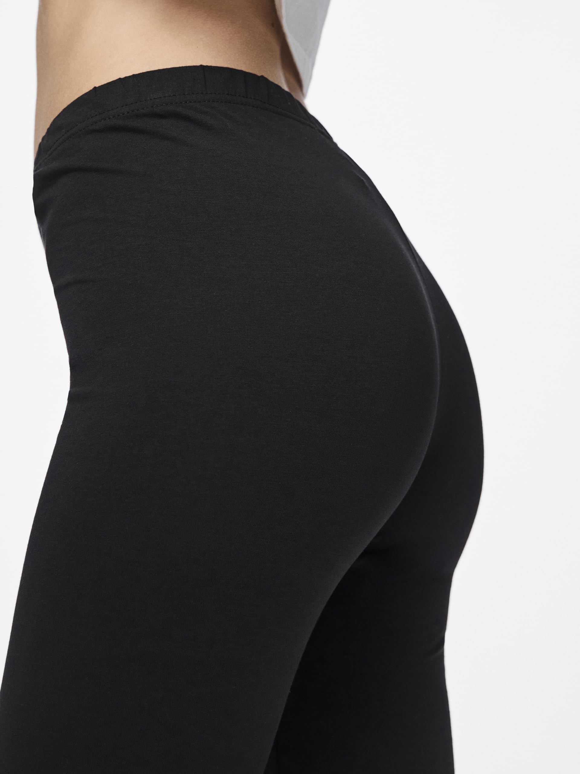 PIECES Damen PCEDITA Long Leggings JRS NOOS BC