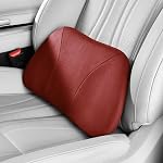Lumbar Support Pillow,Back Pain Relief Cushion,fits Tightly Around the Waist,Memory Foam,Skin-Friendly Suede Fabric,fit Car Drive,Office Chair,Rest seat,Improve Posture,Portable,39x22cm