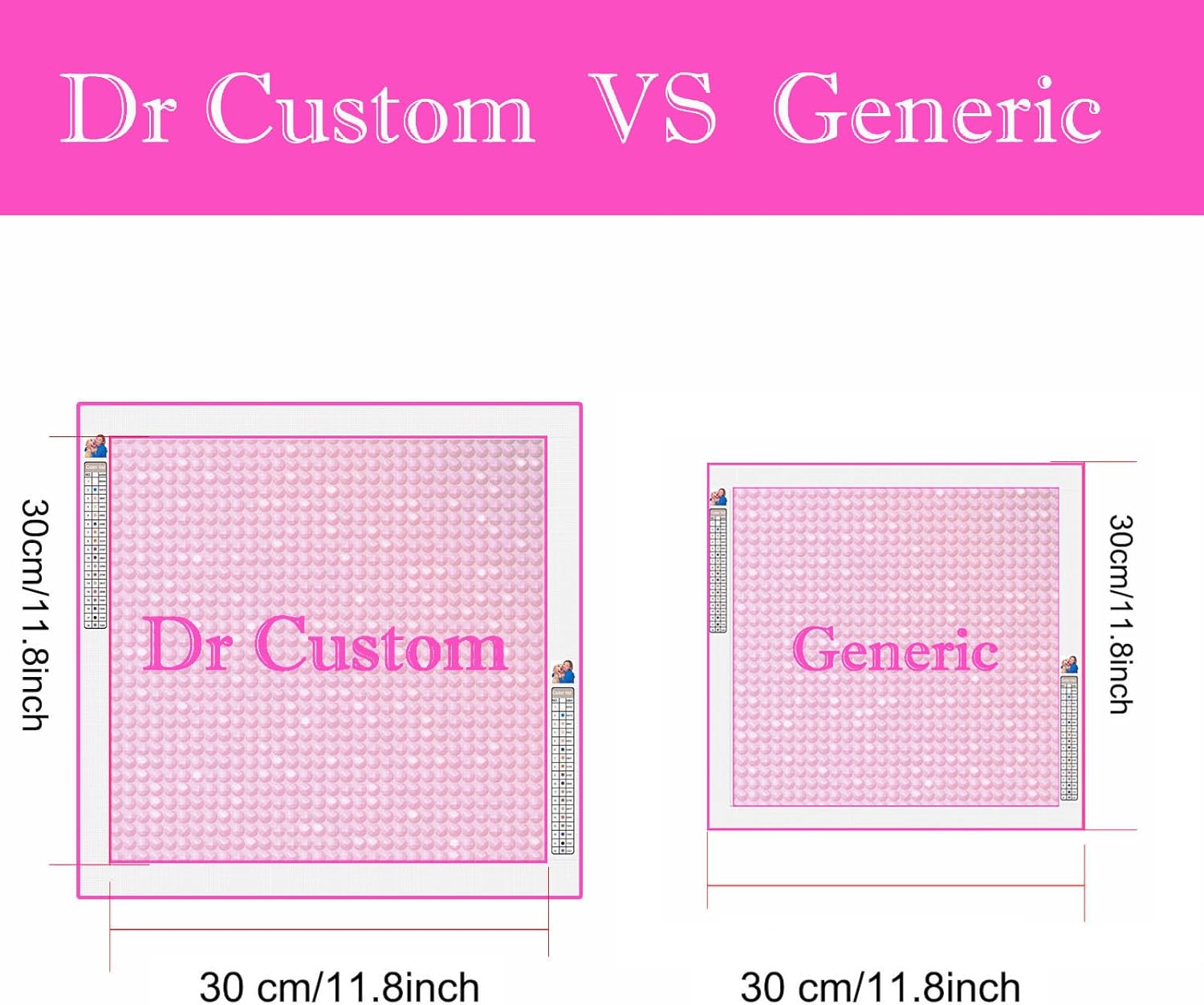 DXDOING Custom Diamond Painting Kits for Adults - Personalized Diamond Art from Photo, Create Your Own Picture with 20% More Diamonds, Full Drill Art for Home Decor Square 50x100cm