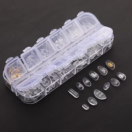 Miniatura 8 de GLEAVI Gafas transparentes, gafas transparentes, gafas transparentes, kit de reparación de vidrios transparentes, 1 juego de almohadillas para la