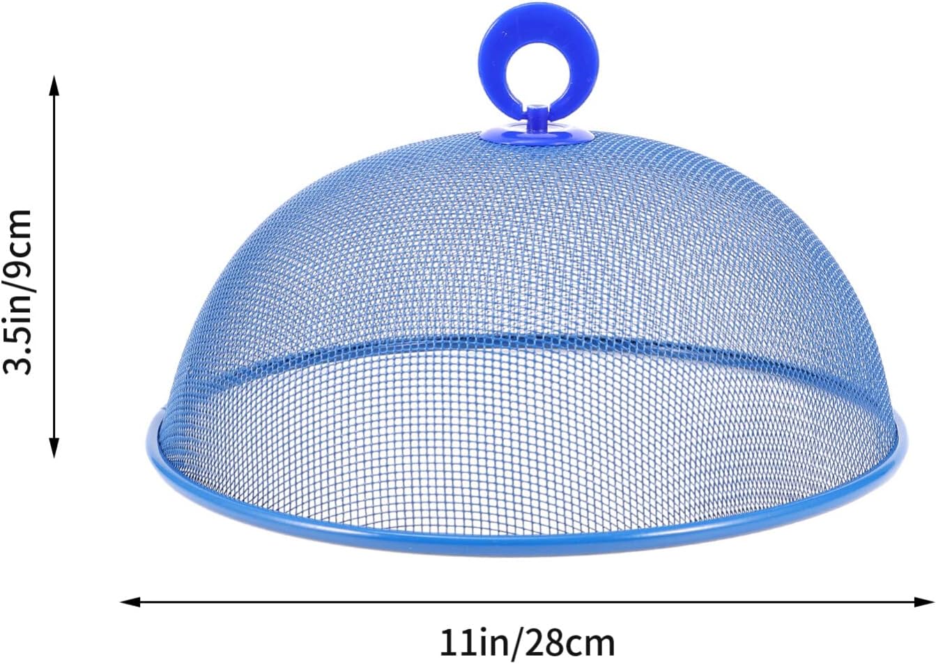 3 Pcs Wrought Iron Mesh Food Cover for Household Practical Dish Covers Picnic Food Protector Washable Sturdy Metal Rim