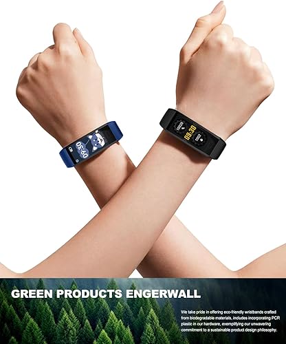 Miniatura 6 de ENGERWALL Correa de reloj solo para rastreador de fitness ID115 o S5, correas de repuesto para Veryfit Pro ID115, Runmefit S5 Fitness Tracker Smart