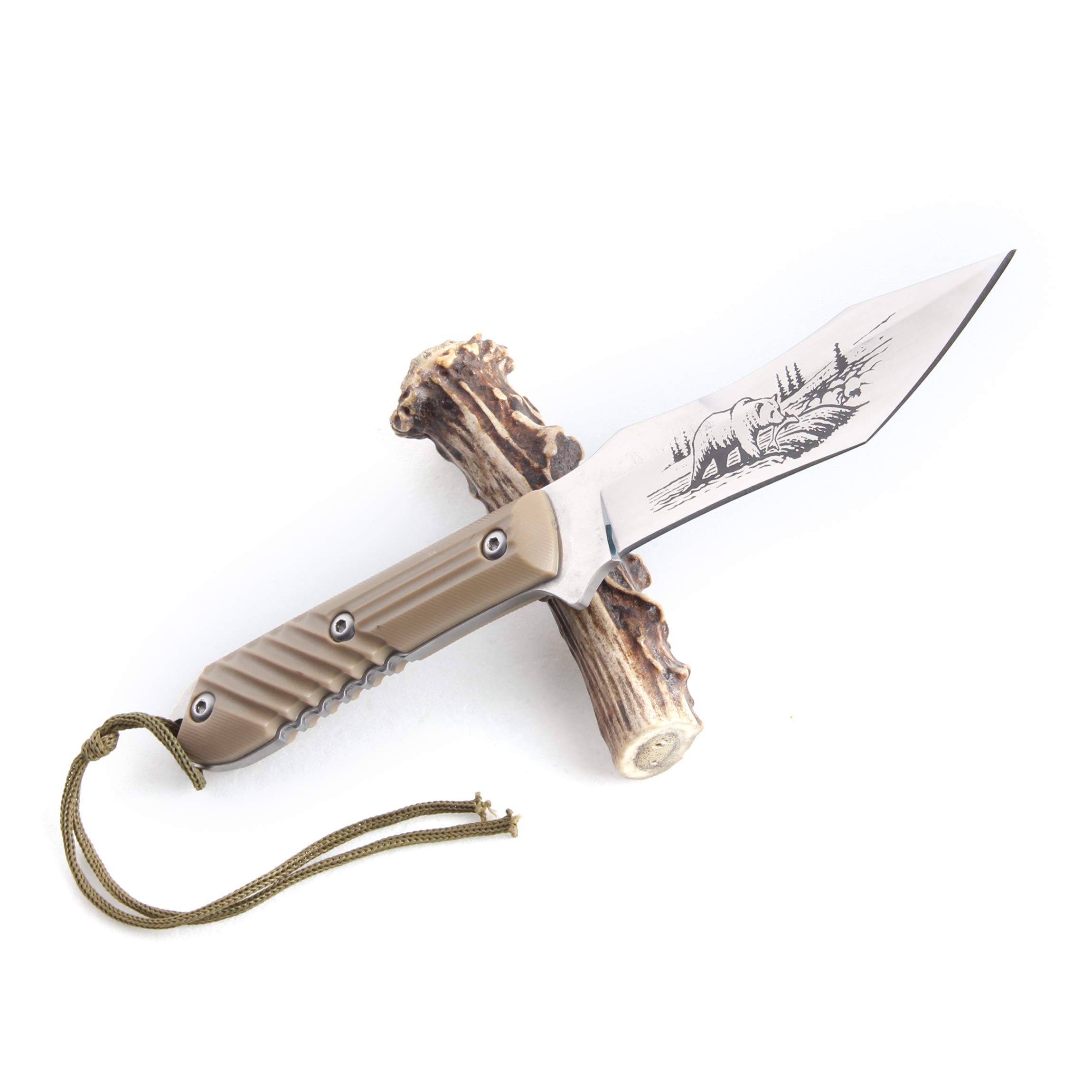 Perkin FBX2 - Coltello da caccia con fodero