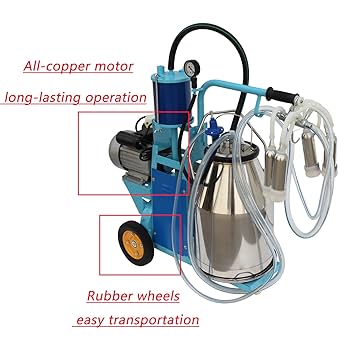 【ラプンツェル様用】MILKING THE GOATMACHINE /Seven TECHTONGDA 25L Piston Milker Electric Piston Milking Machine