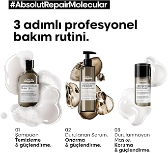 L'Oréal Professionnel Paris Serie Expert Absolut Repair Molecular Purifying Shampoo for All Worn Hair 500ml