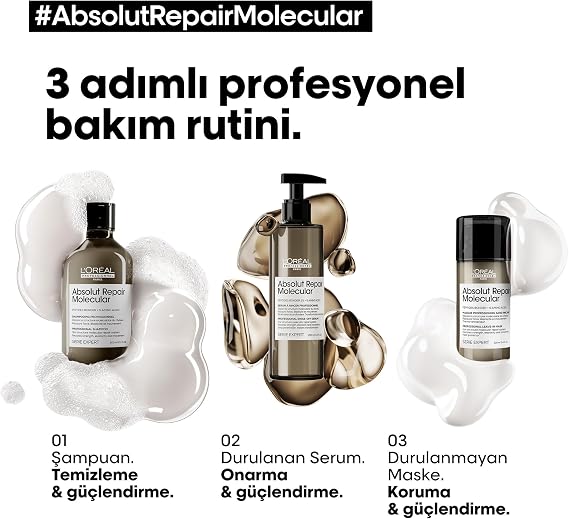 L'Oréal Professionnel Paris Serie Expert Absolut Repair Molecular Purifying Shampoo for All Worn Hair 500ml