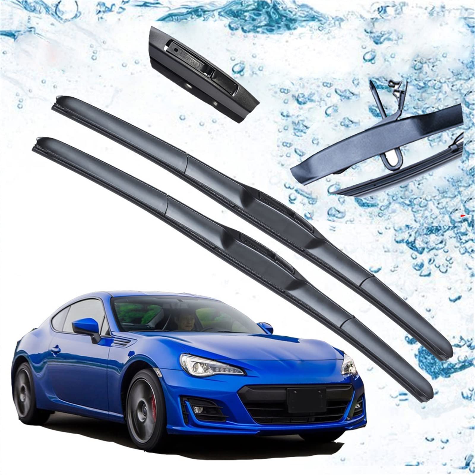 Balais d'essuie-glace Subaru BRZ 2012-2019 pare-brise avant J-Hook