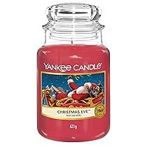 Yankee Candle Scented Candle, Candela in giara grande della Vigilia di Natale, Candele a lunga combustione: fino a 150 ore