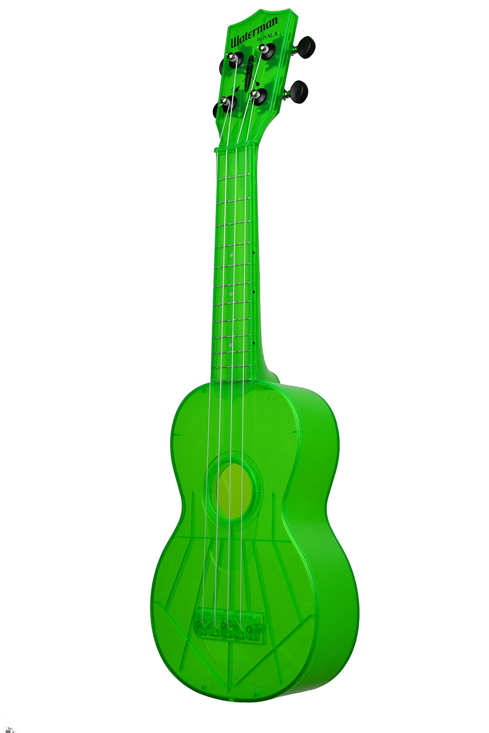Ukulele Kala Waterman Soprano Impermeabile - Colore Verde Giada Con Borsa Inclusa