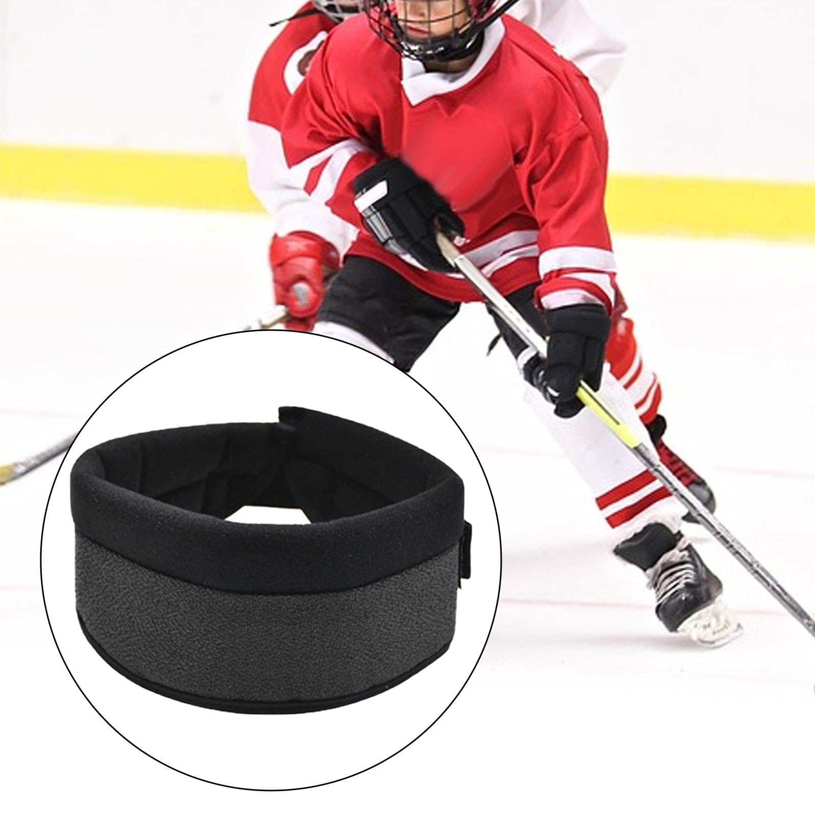 Baoblaze Protezione per Il Collo da Hockey, Attrezzatura da Hockey su Ghiaccio Comoda per l'inverno, Resistente al Taglio, Robusta, Protettiva, Protezione