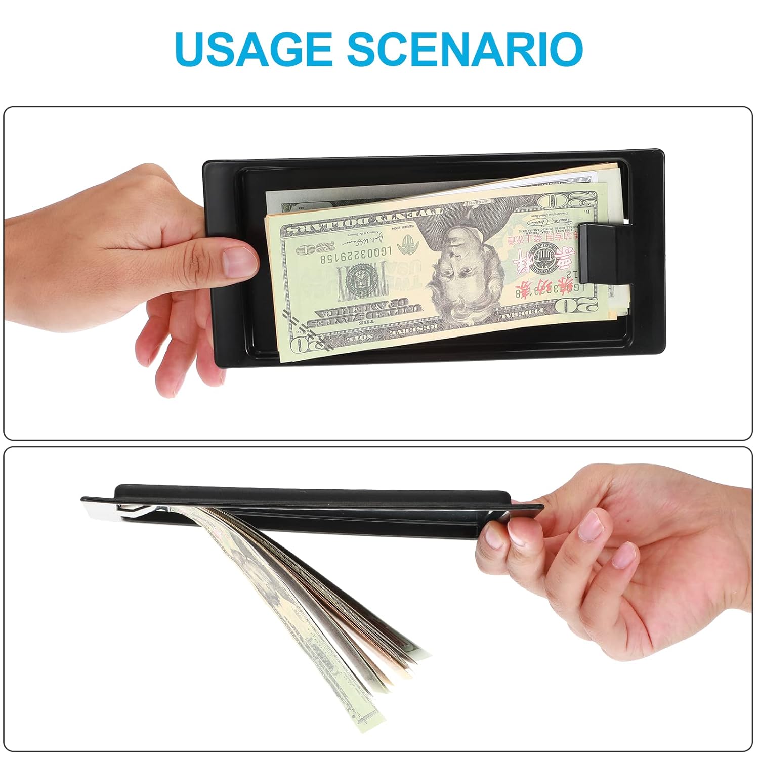 Buy 16 Pieces Black Check Holders, Check Presenters for Restaurants