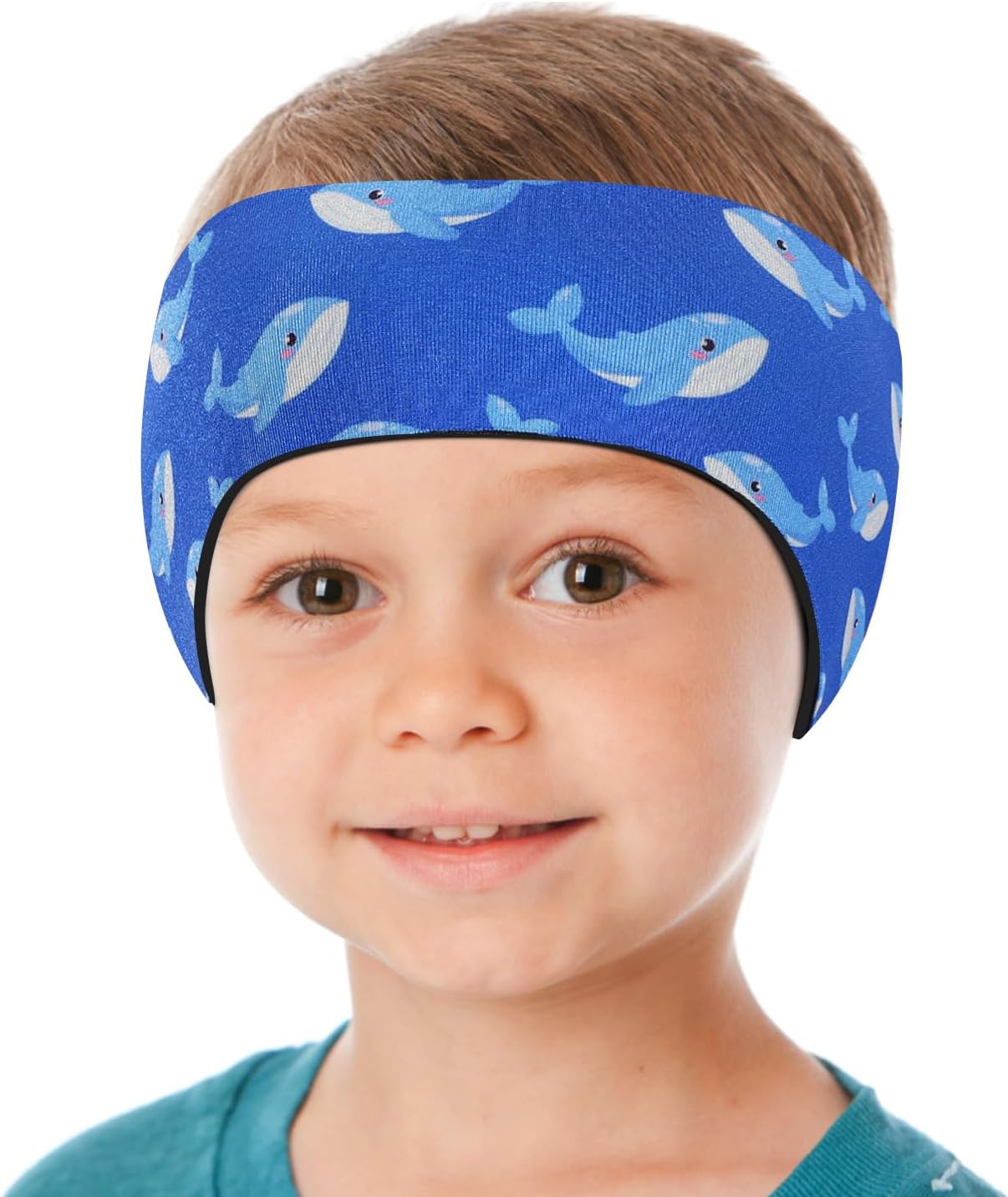 HeySplash Kids Swim Headband, Neoprene Guard Holds Earplugs Keep Water Out
