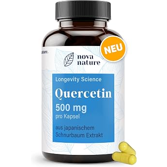 NovaNature Quercetin High Dose 500 mg per Capsule 120 Capsules