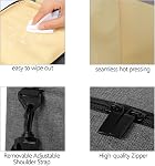 Teamoy Breastmilk Cooler Bag with Ice Pack, Travel Baby Bottle Carrier Tote Bag Fits Up to 6 Large 9 Ounce Bottles, Gray