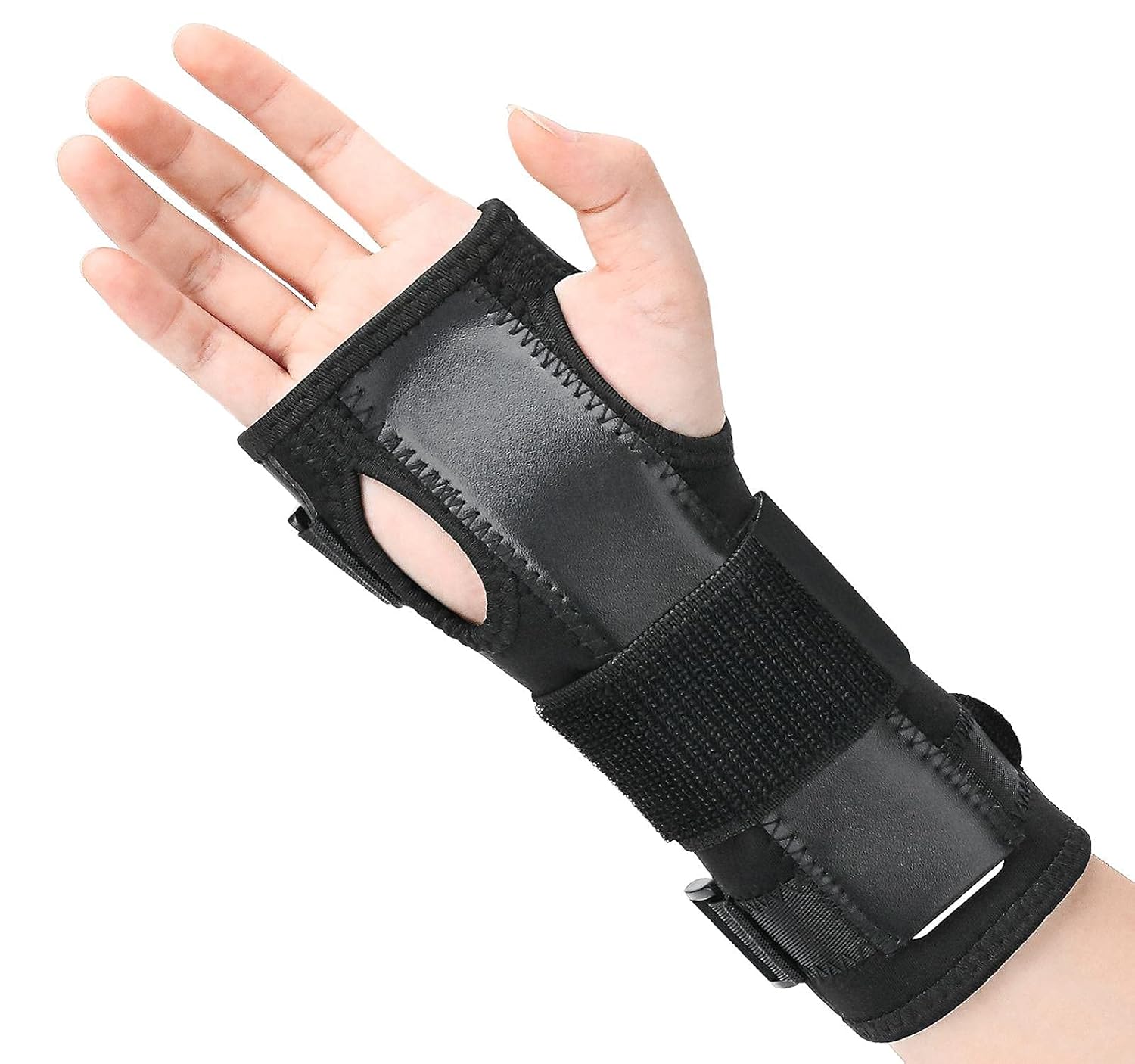 Wrist Splint for CarpalTunnel Syndrome, Adjustable Compression Wrist Brace for Right and Left