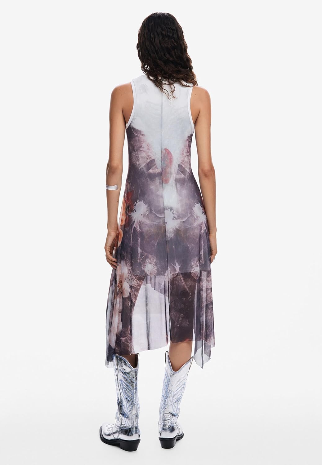 Desigual Women's Woman Knit Dress Sleeveless Black