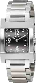 Amazon.co.jp: [グッチ] 腕時計 7700 ブラック 文字盤 ステンレス