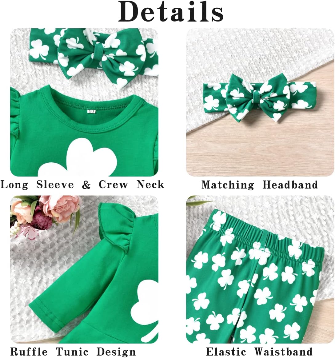 Aalizzwell Infant Baby Girls Christmas Outfit - Image 4