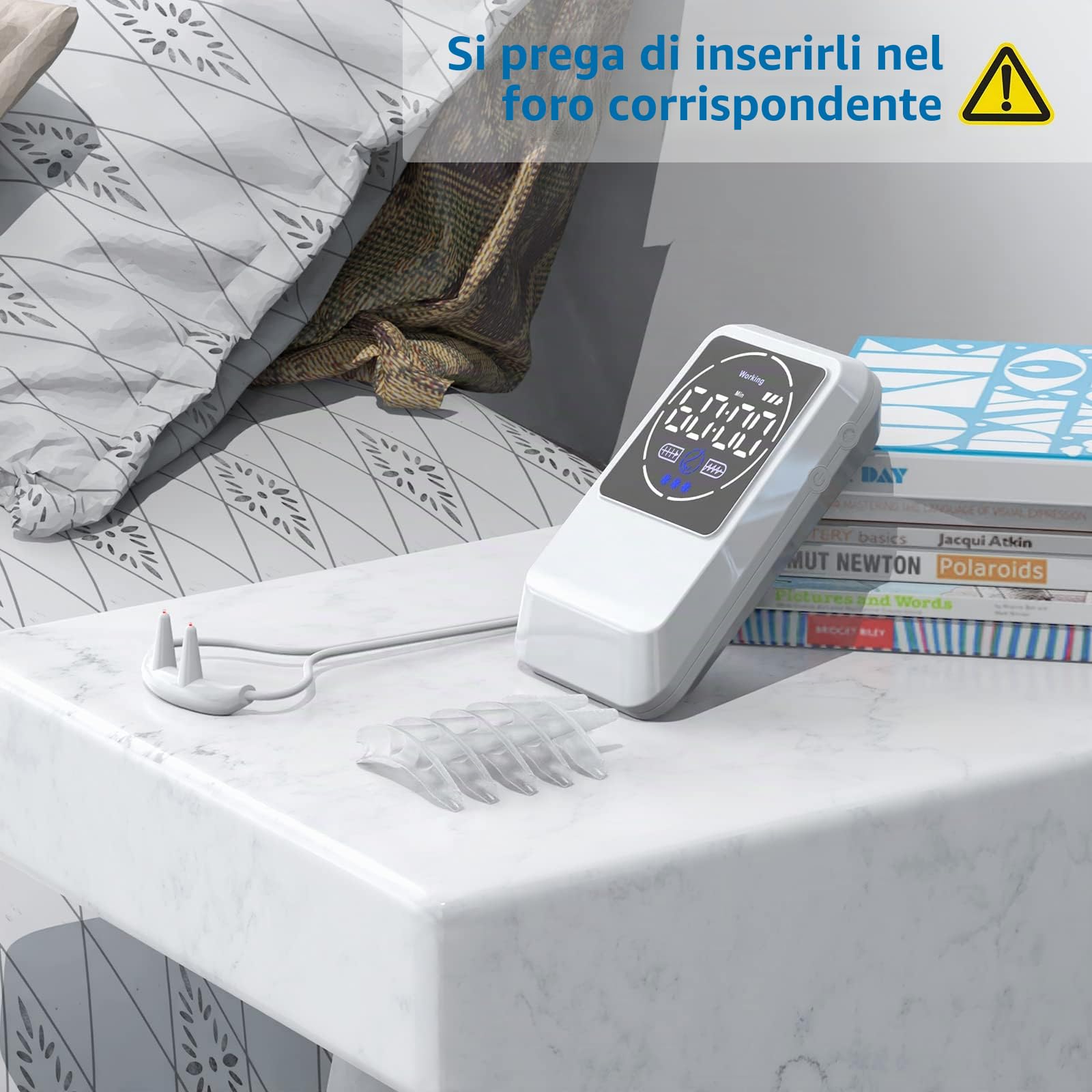 iKeener Dispositivo Alleviare Rinite Allergica,Dispositivo Rinite Terapia Laser,Attrezzatura Portatile Alleviare Rinite,per Congestione Nasale, Russare,Starnuti Nasali Soffocanti,Emigliorare Sonno