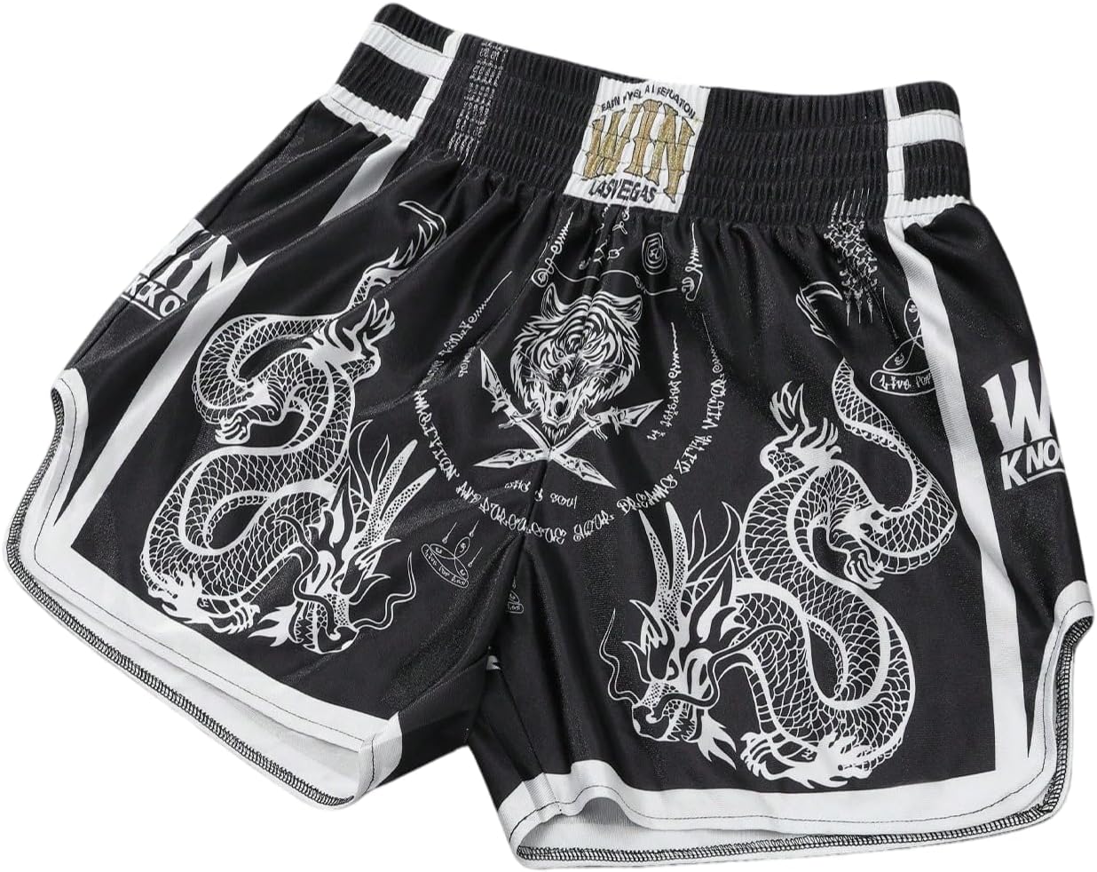 Men's Graphic Boxer Shorts Loose Athletic Track Shorts Streetwear