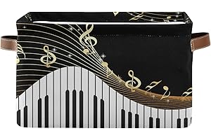 AUUXVA Sheet music storage basket: Keep your musical world organized