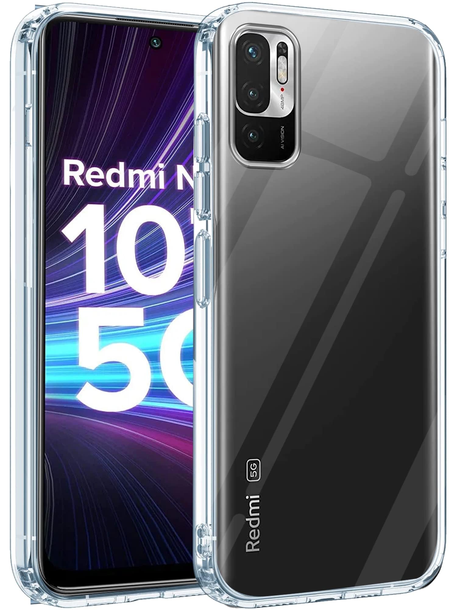 Jkobi Back Case Cover for Xiaomi Mi Redmi Note 10T 5G | Note 10 5G (Shockproof Case Silicone Clear | Camera Protection | Flexible and Soft | Transparent) (B0DFQ8KGB7) Amazon Price History, Amazon Price Tracker