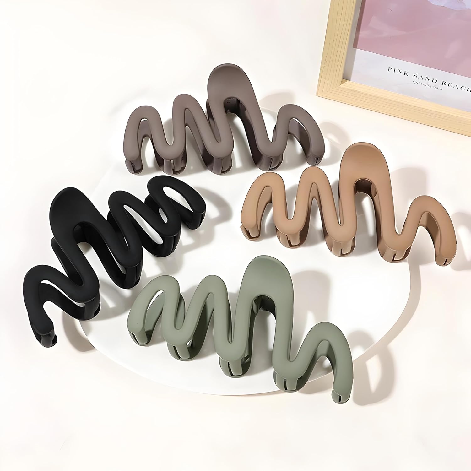 Hair Clutcher Claw Clip Accessories Combo Set For Women, Girls Pack Of 4(266)