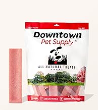 Downtown Pet Supply Strawberry Yak Chews for Dogs, Nutrient-Rich Himalayan Dog Chews, Long Lasting, Odorless and Easy to Digest - 1 LB