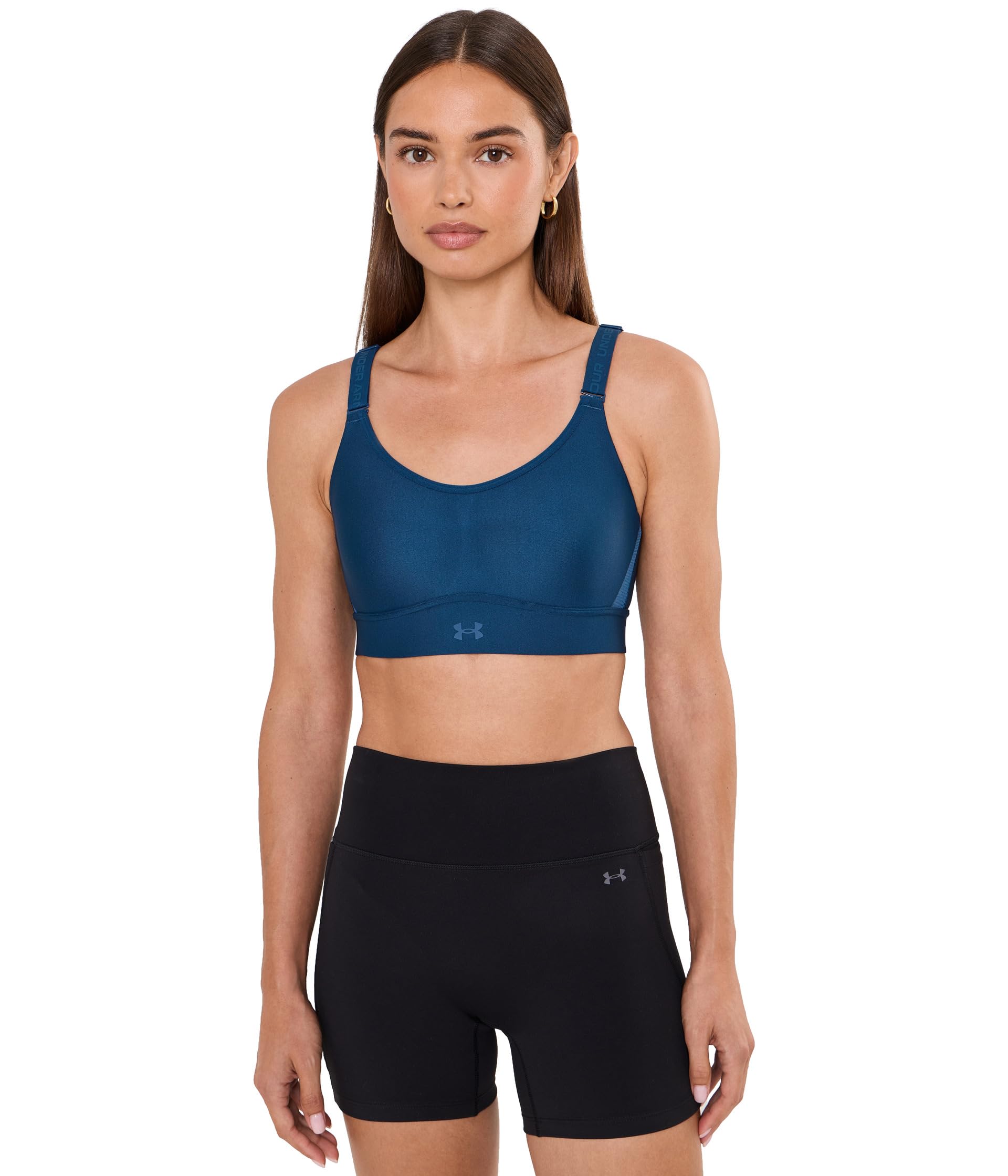 Under Armour Women's Armour Mid Heathered Sports Bra