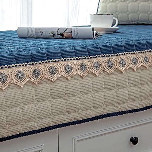 Miniatura 9 de JeogYong Cojín de asiento para ventana de bahía para interior, cojines de asiento de ventana de granja para interiores, para dormitorio,