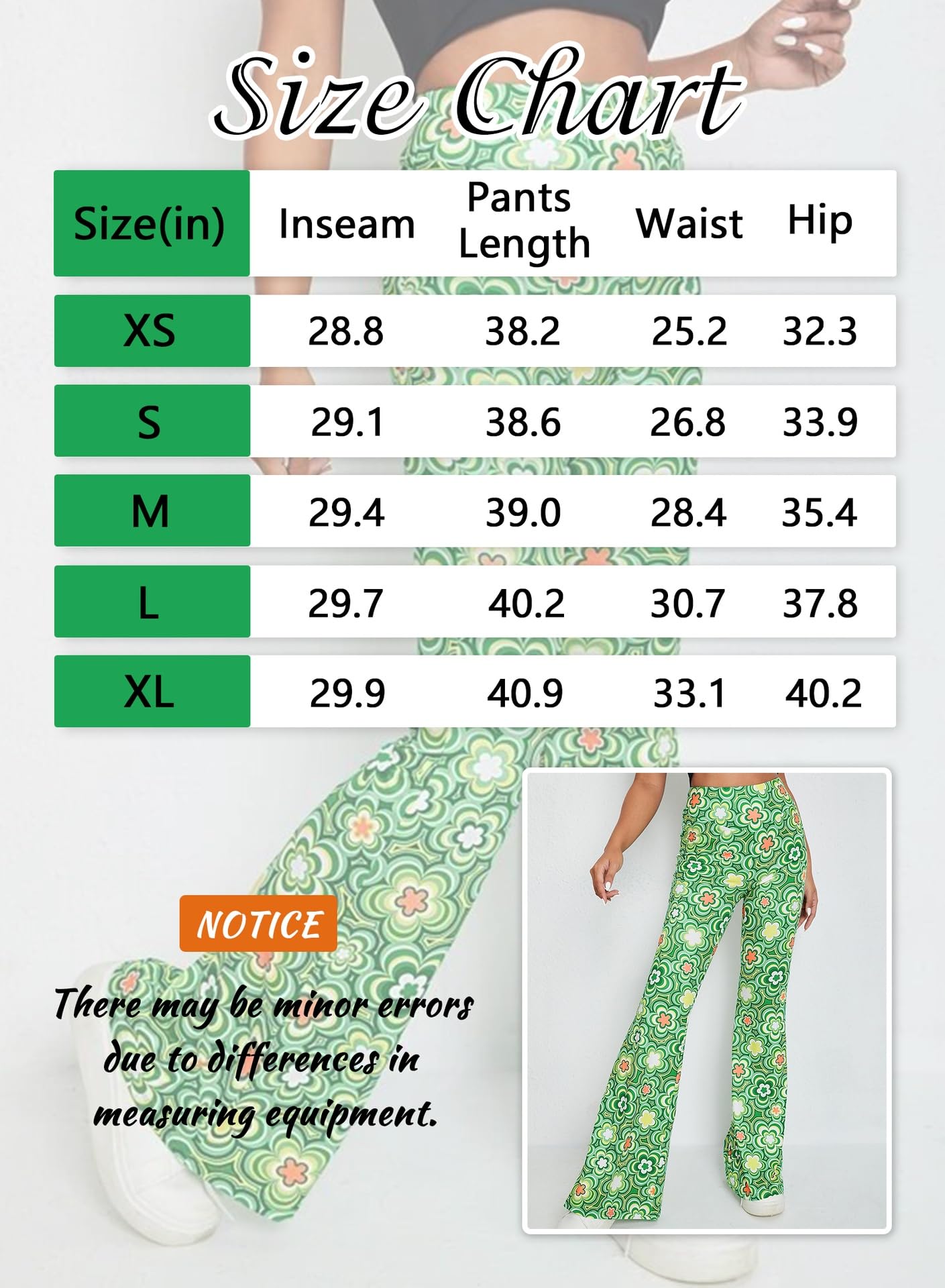 EVELUST Pantaloni Donna Estivi Zampa Anni '70 - Pantalone Elasticizzati Vita Alta Discoteca Comodi Vita Alta con Fondo Elegante Campana Gamba Larga Stile Yoga Pants Rave Abbigliamento