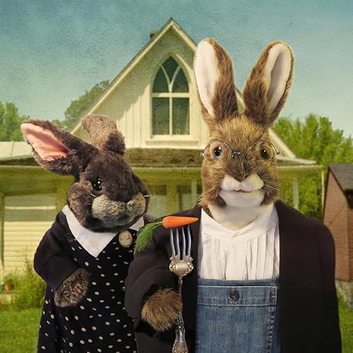 Miniatura 5 de Folkmanis Marioneta de mano de conejo gris, 1 ea