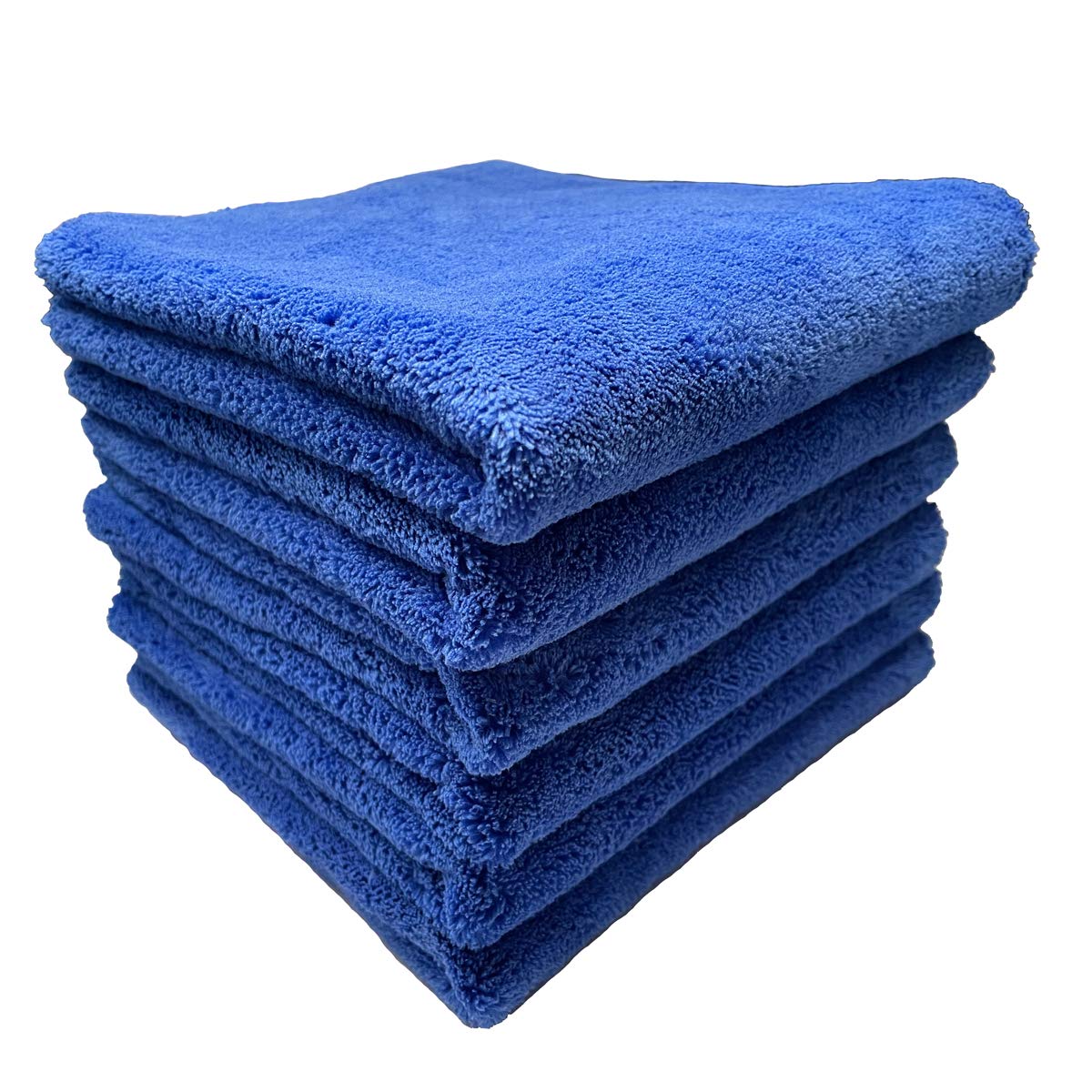 Sponsored Ad – Plush Edgeless Microfiber Towels Cloth for Cars, Car Drying Wash Detailing Buffing Polishing Towel, 500 GSM 6 Pack 16 x 16inches (Blue)