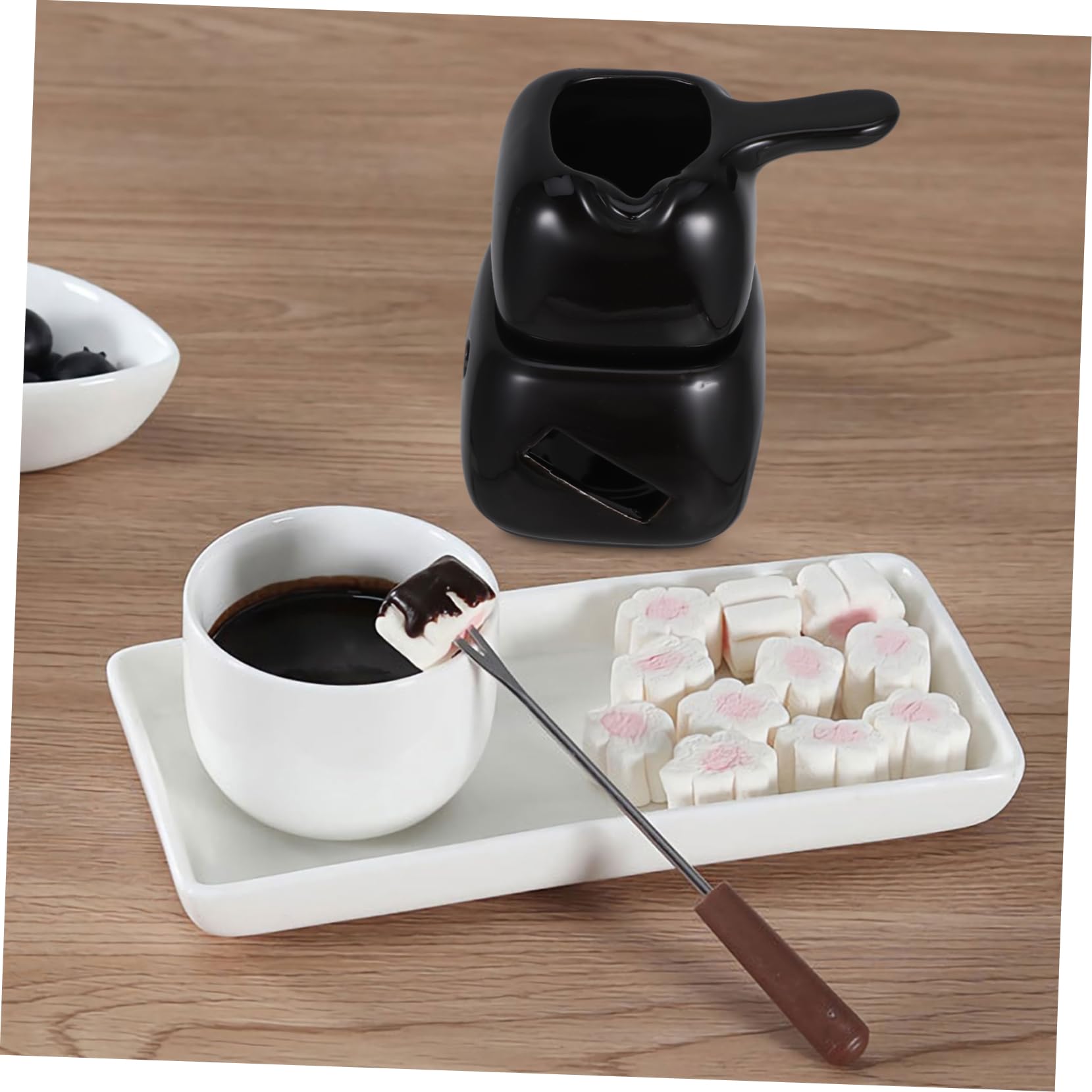 LOLIPPYY Keramik Schmelzofen - Schokoladen & Käse Fondue 110 Ml