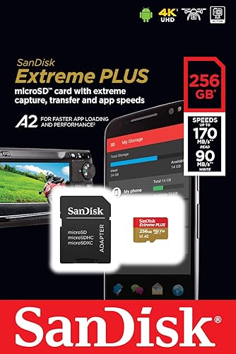Miniatura 5 de SanDisk microSDXC Extreme Plus 256 GB (A2/ V30/ U3/ R170/ W90)