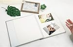 Kiera Grace Self-Adhesive Linen Photo Album & Scrapbook, 1.57"L x 11.42W x 10.63"H, Grey…