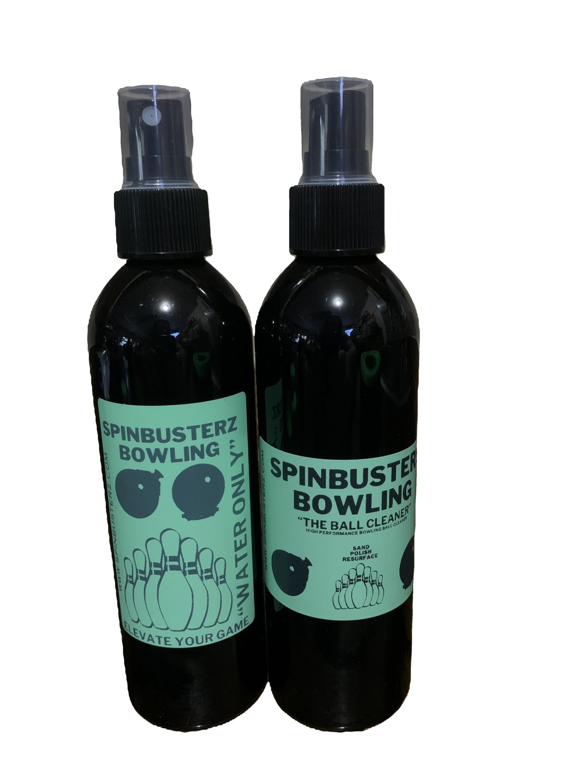 SpinBusterz Bowling The Ball Cleaner and Water Only Bottle High Performance Bowling Ball Cleaning System