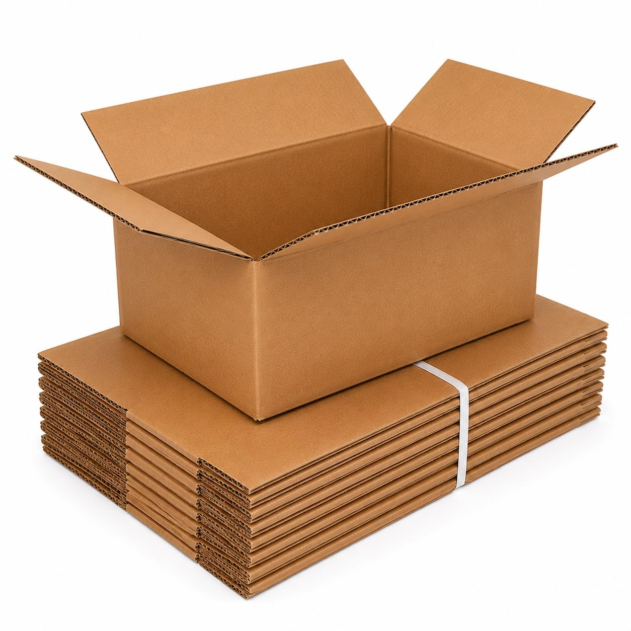 Sixhawks Brown 10 Pack Cardboard Shipping Boxes Heavy Duty Corrugated Mailing Boxes For Packaging, Parcel Posting, Moving House, Ecommerce, Gift Packing & Business Shipping, Kraft Cartons (12"×9"×6")