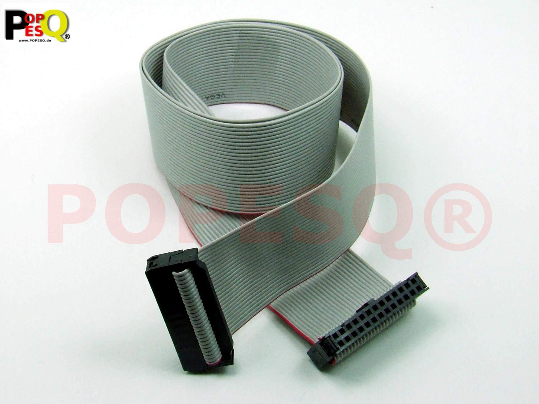 POPESQ® 1 pz. x IDC Cavo 26 vie 70cm 2.54mm Connettore Cavo piatto #A1325