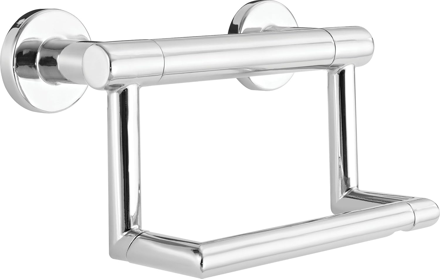 DELTA FAUCET 41550 Contemporary Pivoting Tissue Holder / Assist Bar, Polished Chrome DELTA FAUCET 41550 Contemporary Pivoting Tissue Holder / Assist Bar, Polished Chrome
