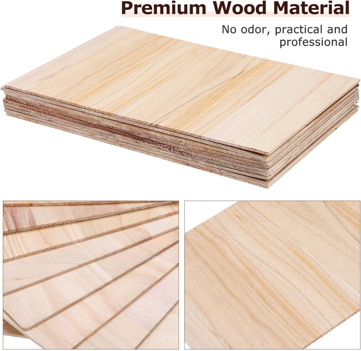 YARNOW 10Pcs Taekwondo Breaking Boards Professional Wooden Planks for Martial Arts Training Safe for Practice and Performance