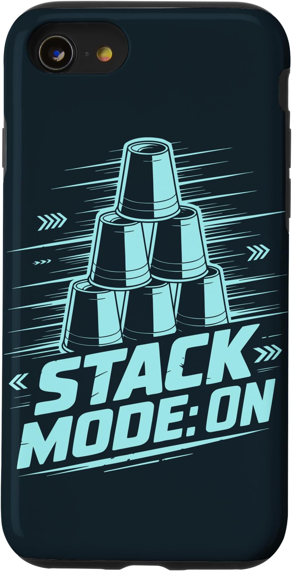Speed Stacking Mode Cup Stacker Sport Stacking Case for iPhone SE (2020) / 7/8