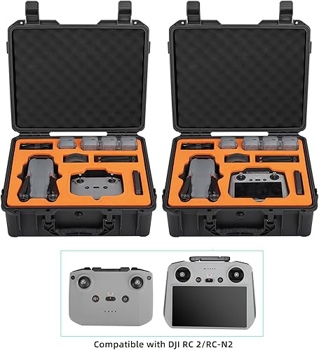 Miniatura 3 de Funda rígida impermeable para DJI AIR 3, funda de transporte rígida para Air 3 DroneFly More Combo, accesorios RC 2RC-N2, resistente y resistente al