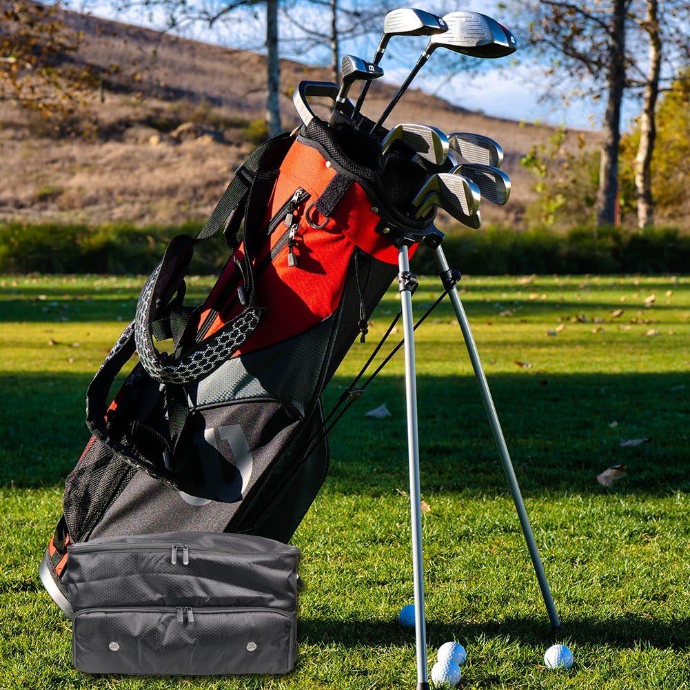 Golf-Kofferraum-Organizer, Zusammenklappbare Golf-Reise-Aufbewahrungstasche, wasserdichte Auto-Golftasche Separatem Fach Für Schuhe, Bälle, Golf-zubehör