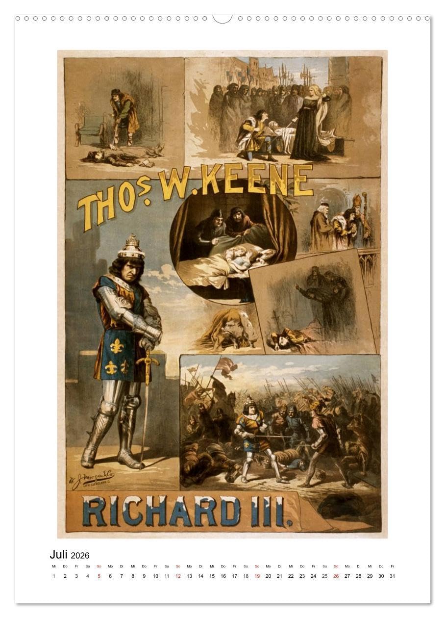 NOSTALGIE Poster aus Film, Theater und Werbung (hochwertiger Premium Wandkalender 2026 DIN A2 hoch), Kunstdruck in Hochglanz: Nostalgische Poster aus der guten alten Zeit (CALVENDO Kunst)