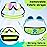 Vvinca Kids Swim Goggles for Age 2-8, Toddler Goggles with Fabric Strap Cover Wide View Anti-Fog/UV Protection No Leak Pain-Free Pool Glasses for Kids Girls Boys