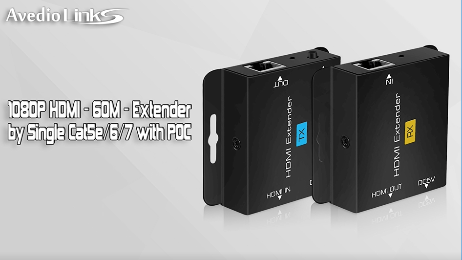 Amazon.com: avedio links 196ft/60m HDMI Extender Over Cat 5e/6/7