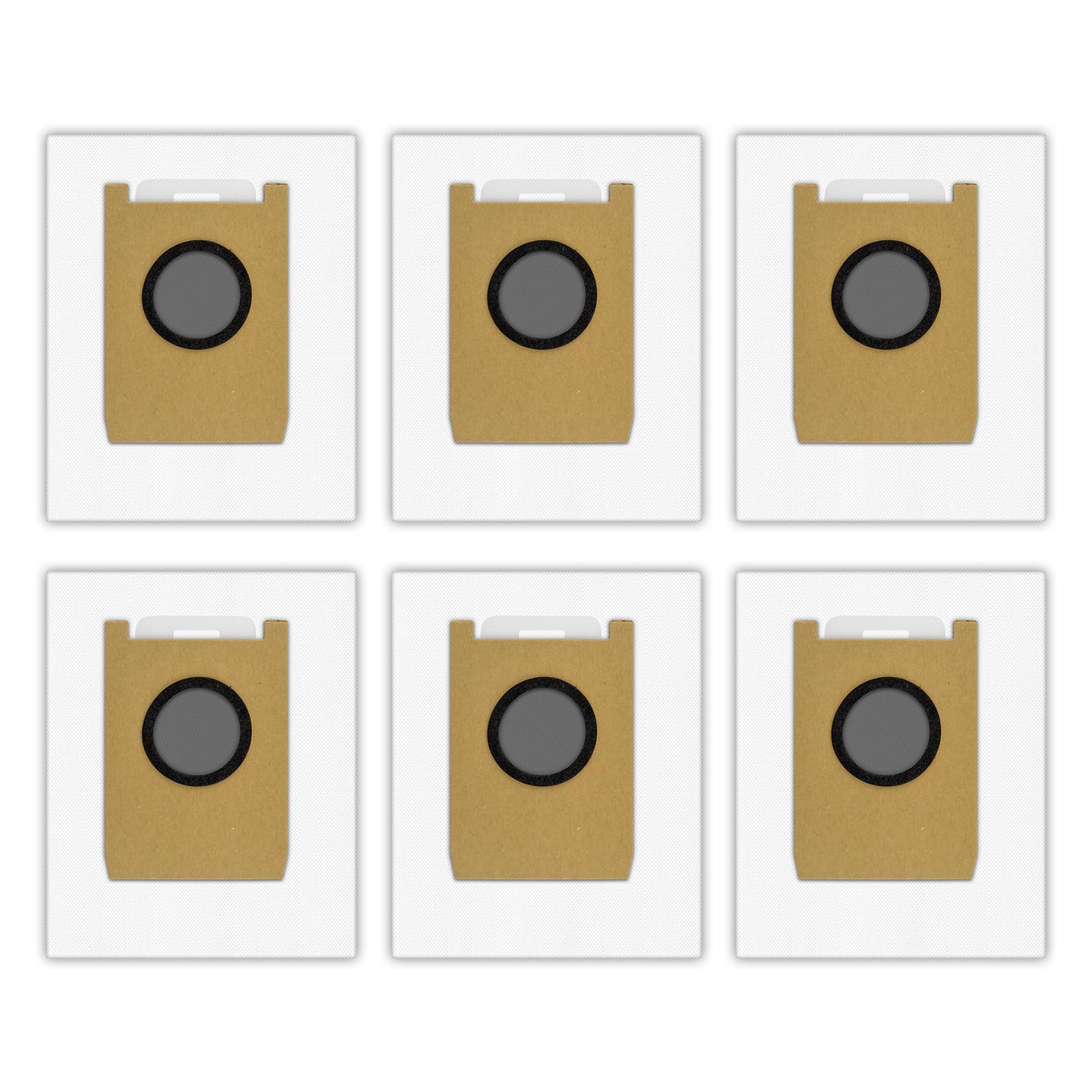 Photo 1 of (6 Pack) E20 Replacement Dust Bags Compatible With Eufy 3-in-1 E20 Robotic Vacuum Cleaner, Accessories Kit, Large Capacity, Canister Bags, Vacuum Bags, Vacuum Replacement Dust Bags