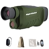 Night Vision Monocular with 8X Zoom 2500mAh Rechargeable Battery, Digital Infrared Monoculars for 100% Darkness, for Travel, Camping, Hunting and Outdoor Activities